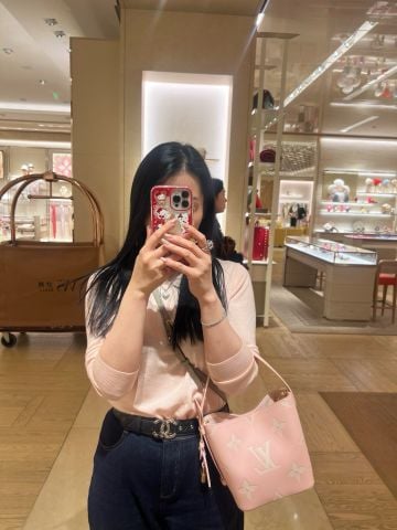 Túi xách nữ L*V   – bucket bag All In BB