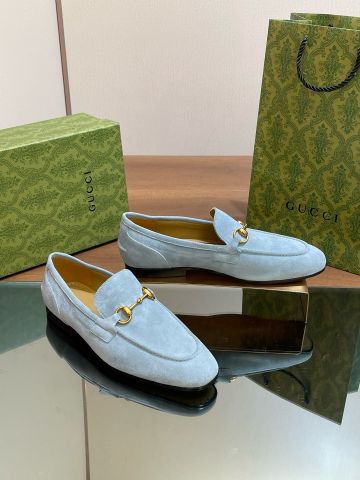 Giày nam Loafer GUCCI* da bò lộn đẹp nhiều màu trẻ trung VIP 1:1