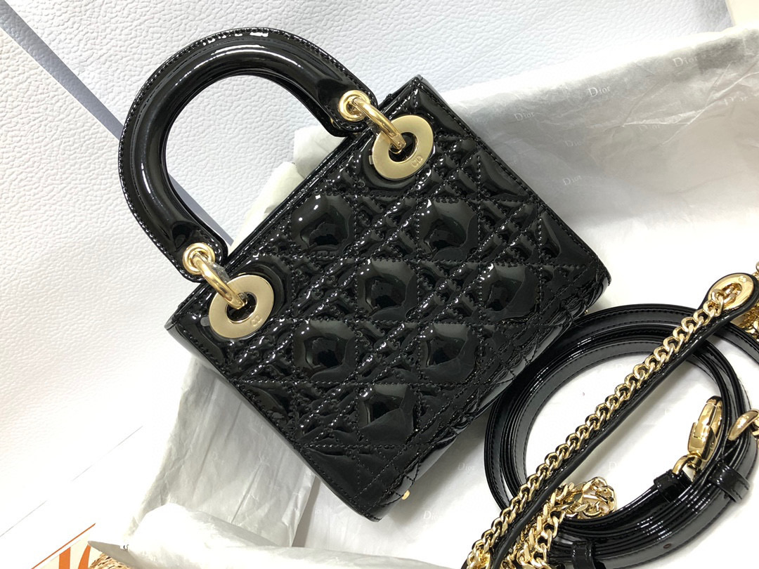 Túi Micro Lady Dior Bag màu đen 12cm best quality  Ruby Luxury