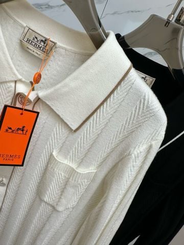 Áo len nam HM* cổ bẻ dệt nổi hoạ tiết đẹp sang VIP 1:1