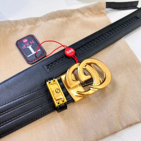 Belt nam GUCCI* dây da bò trần vân ngang đẹp cao cấp