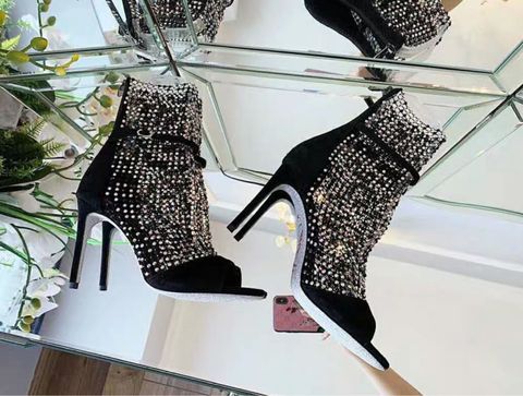 Boot lưới đính đá đẹp sang 3 màu