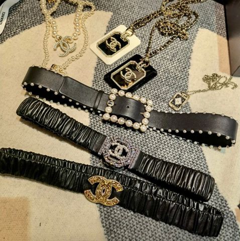 Belt nữ chanel* da cừu chun đẹp SIÊU CẤP