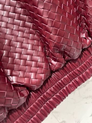 Áo khoác da nữ GUCCI* da cừu màu đỏ tía VIP 1:1