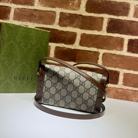 Túi xách nữ GUCCI* 18cm canvas hoạ tiết logo