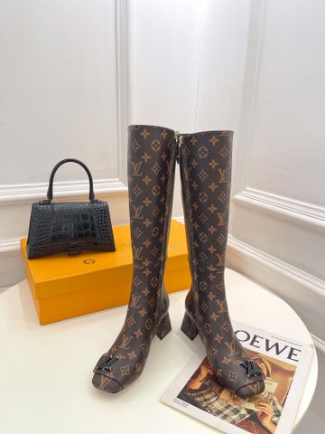 Boot LV* cổ cao gần gối cao 6cm và 9cm VIP 1:1 chất lượng hàng đầu