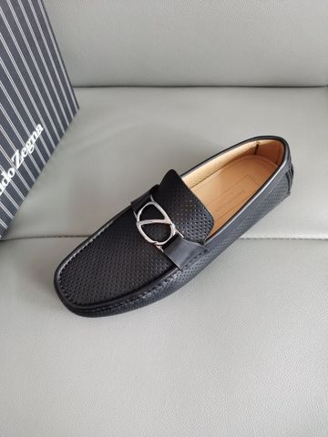 Giày lười zegna* SIÊU CẤP da bò dập lỗ khoá bạc đẹp