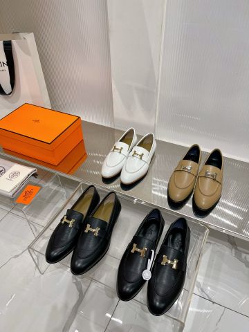 Giày nữ Loafer Hermes* da bê mềm đẹp xịn VIP 1:1