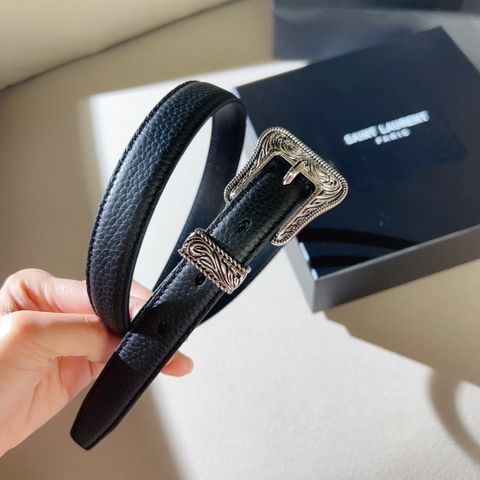 Belt nữ YSL* bản 2.0cm da bê nhiều màu đẹp SIÊU CẤP