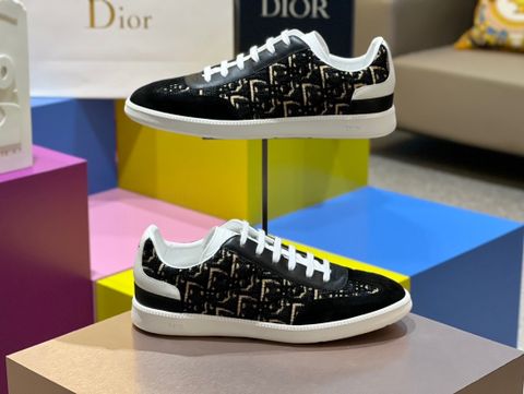 Giày thể thao nam DIOR* da bò lỳ phối hoạ tiết oblique có nhiều màu đẹp SIÊU CẤP