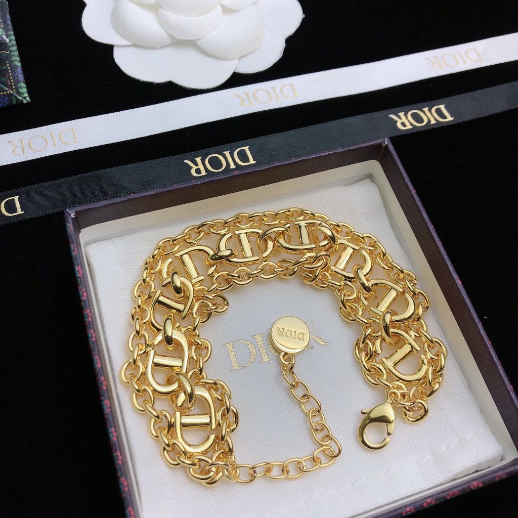 CL07DOBBZ vòng tay Dior mạ vàng 18K dài 33cm  Bách Hoá NỤ