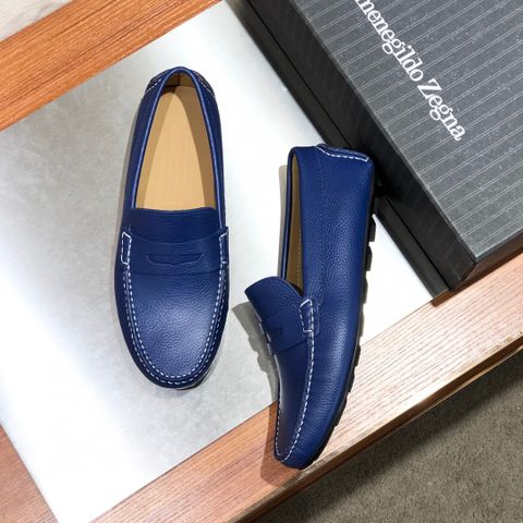 Giày lười zegna da bò mềm đẹp SIÊU CẤP có nhiều màu