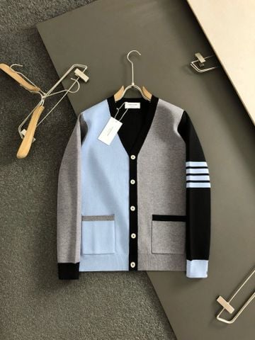 Áo blazer len Thom* Browne* nam nữ phối màu đẹp