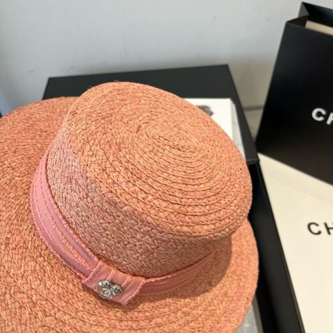 [NEW ARRIVAL] Mũ cói CHNEL*  dáng phẳng