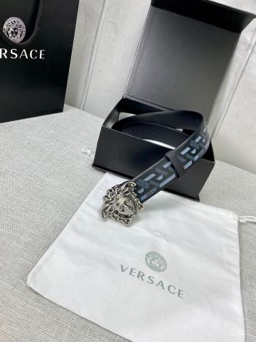 Belt nam VERSACE* dây da bò in hoạ tiết đẹp độc mẫu mới SIÊU CẤP