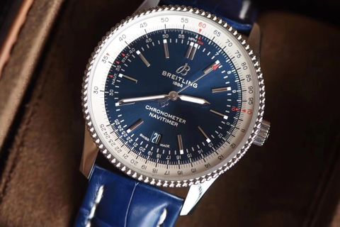 Đồng hồ nam BREITLING case 41mm dây da cá sấu kiểu cực đẹp độc,