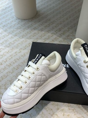 Giày thể thao nữ CHNEL*  sneaker  đế cao 4cm
