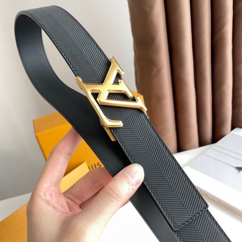 Belt nam LV* dây da vân bản 3,5cm