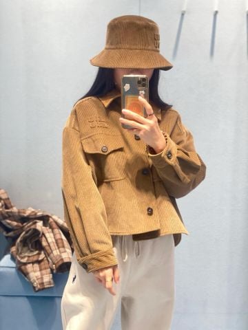 Áo khoác nhung nữ miu* miu* VIP 1:1