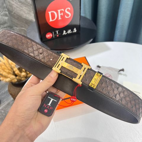 Belt nam Hermes* da trăn nam phi nhập khẩu bản 3,8cm kiểu đẹp độc SIÊU CẤP