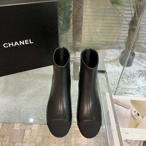 Boot chanel* da bò lỳ mềm đẹp kiểu đơn giản SIÊU CẤP