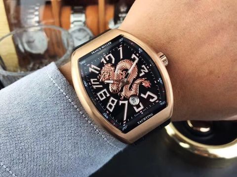 Đồng hồ nam FRANCK MULLER v45 bản rồng vàng thịnh vượng SIÊU CẤP