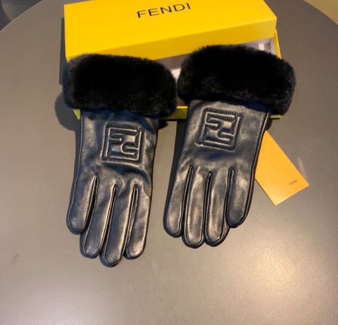 Găng tay nữ FENDI* phối lông đẹp SIÊU CẤP