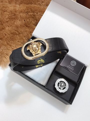 Belt nam VERSACE* bản 3,8cm set hộp gồm 2 mặt