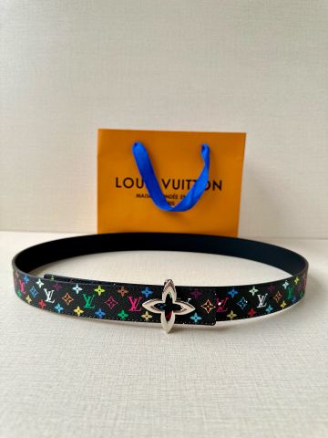 Belt nữ L*V Tinh tế với chất liệu da bò dập vân Monogram cao cấp
