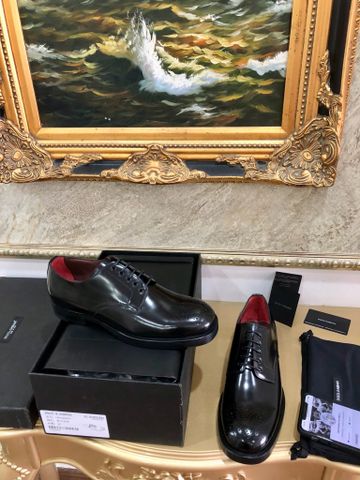 Giày âu DG* da bóng mũi dập lỗ hoa văn đẹp phân khúc hàng VIP 1:1