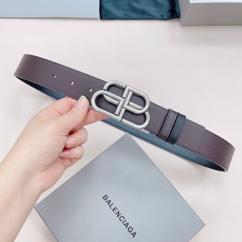 Belt nam nữ Balenciaga* da bò lỳ đẹp cao cấp nhiều màu