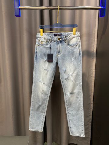 Quần jeans nam rách LV* đẹp độc SIÊU CẤP