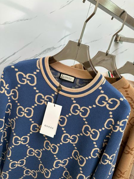 Áo len GUCCI* nam nữ dệt hoạ tiết Logo đẹp cao cấp 1450k Áo len cổ trò ...