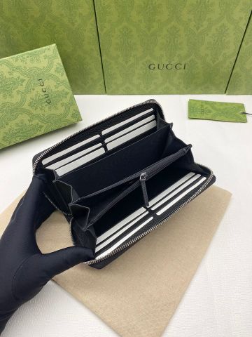 Ví nam nữ GUCCI* dáng dài da bò dập nổi hoạ tiết Logo đẹp cao cấp