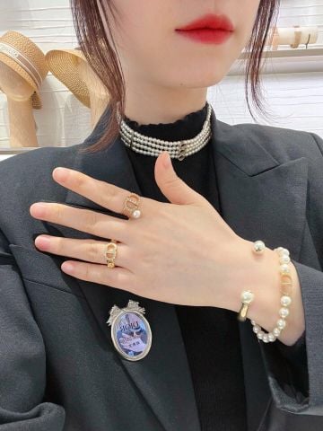Vòng cổ nữ Di*or*  ngọc trai 4 tầng