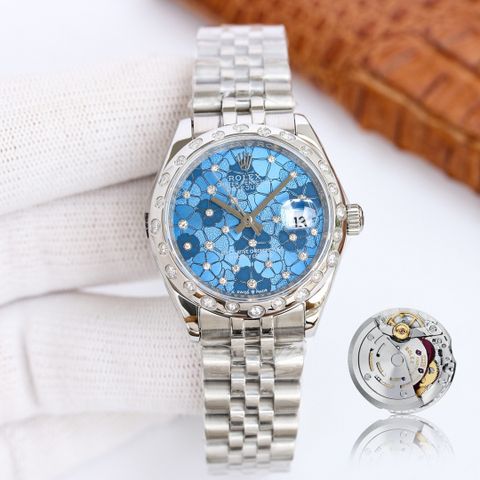 Đồng hồ nữ rolex* dây kim loại máy cơ case 31mm đẹp SIÊU CẤP