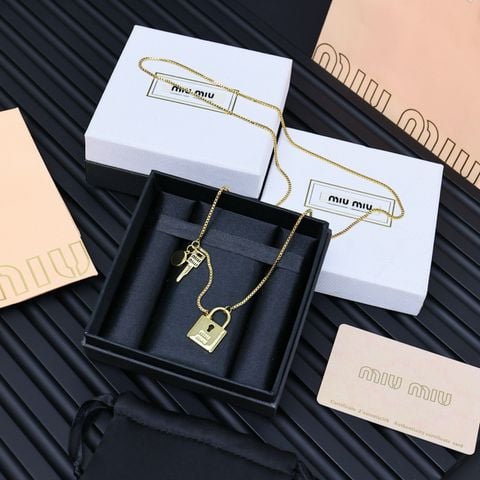 Dây chuyền nữ M.MIU mặt khoá mini siêu dễ thương