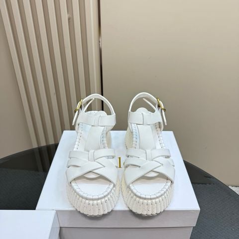 Sandal nữ chloe* đế cao 6cm phiên bản Hàn Quốc