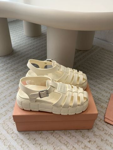 Sandal rọ nữ mi.u mi.u*