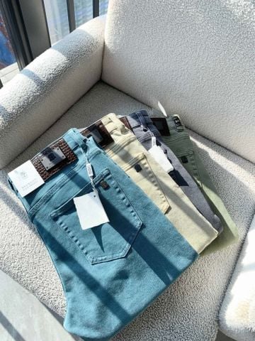 Quần jeans nam Brunello* Cucinelli* màu trơn chất đẹp xịn có 4 màu đẹp độc VIP 1:1