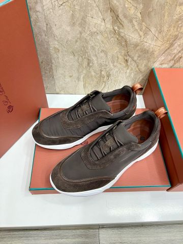 Giày thể thao nam Lorro* Piana* da lộn phối vải