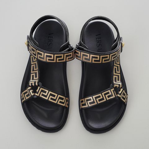 Sandal nam VERSACE* quai hoạ tiết Logo cao cấp