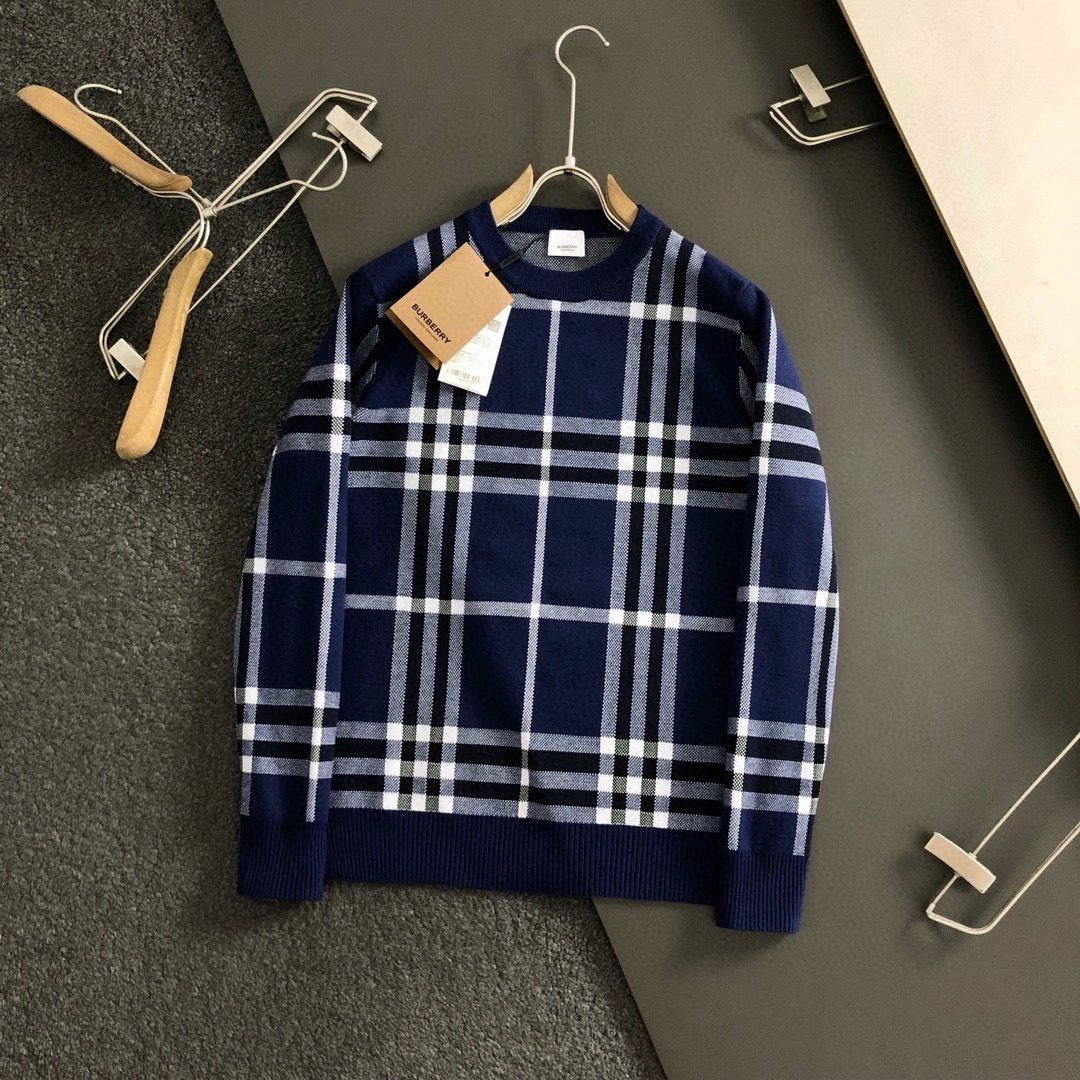 Áo len BURBERRY* nam nữ kẻ đẹp cao cấp
