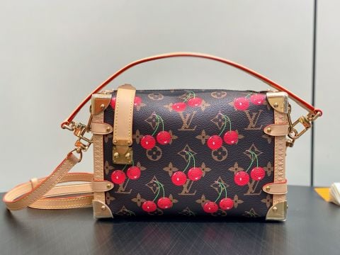Túi xách nữ L*V  Side Trunk Cherry