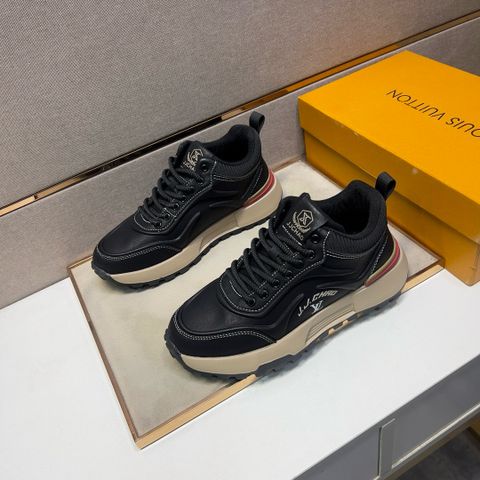 Giày nam buộc dây L*V da bò cao cấp