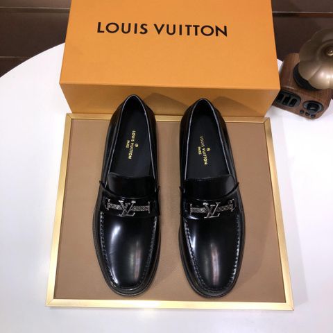 Giày nam Loafer LV* da bóng mờ đẹp lịch lãm cao cấp