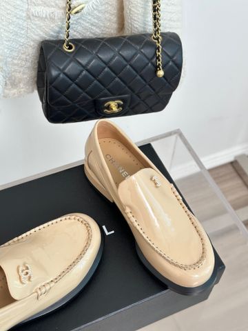 Giày nữ Loafer chanel* da bóng đẹp sang VIP 1:1