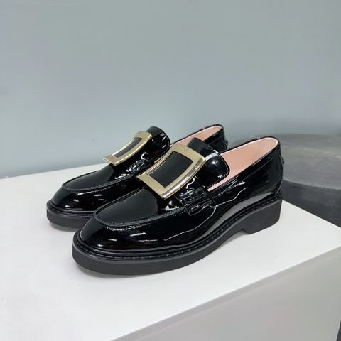 Giày nữ Loafer Roger* Vivie*r da bóng đẹp sang VIP 1:1