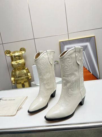 Boot ISSABEL* MARRANT* cổ lỡ da bò dáng đẹp VIP 1:1