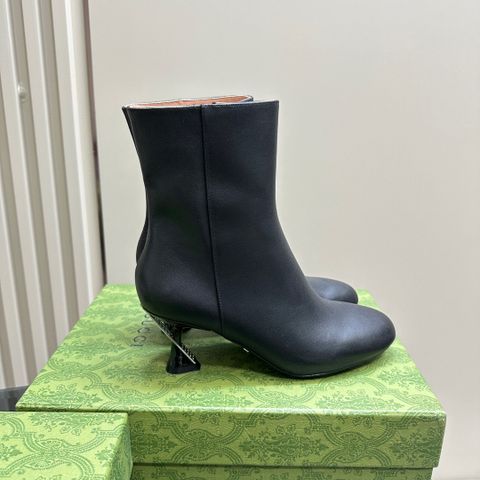 Boot GUCCI* cổ thấp da bê mềm đẹp VIP 1:1